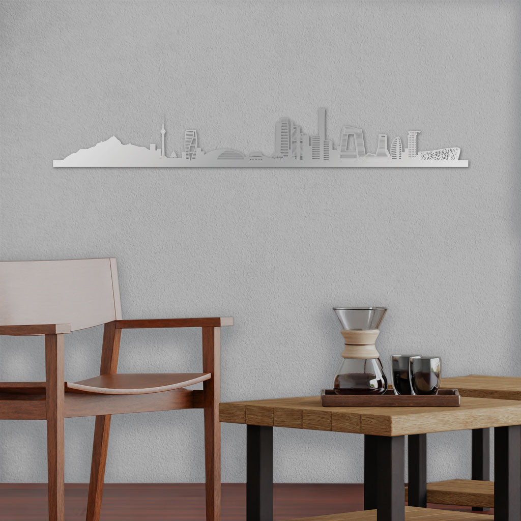 Skyline, Laser-cut in Acrylic, on a White Background