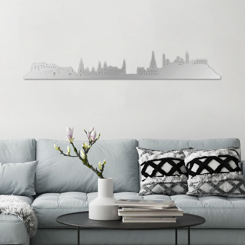 Skyline, Laser-cut in Acrylic, on a White Background
