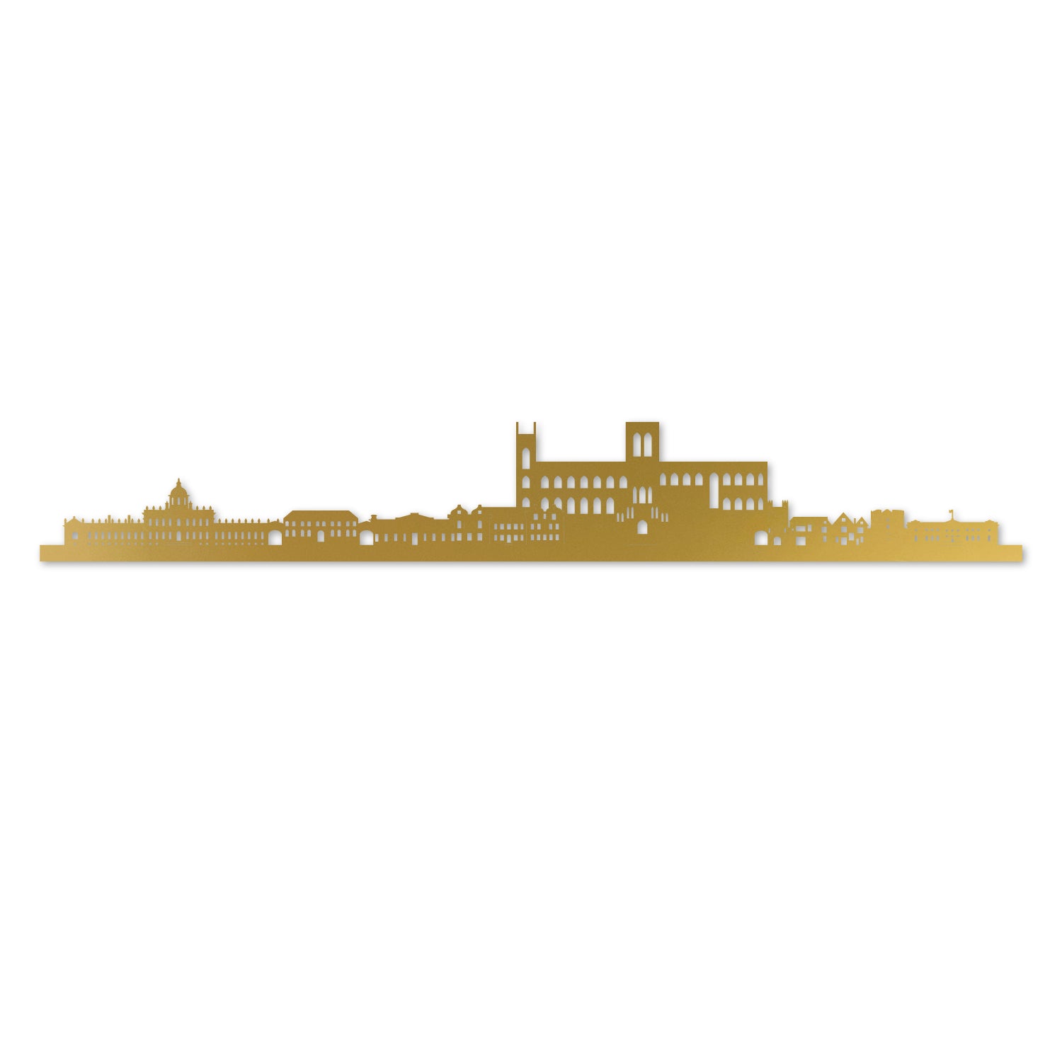 York Skyline Laser Cut In Recycled Gold Acrylic