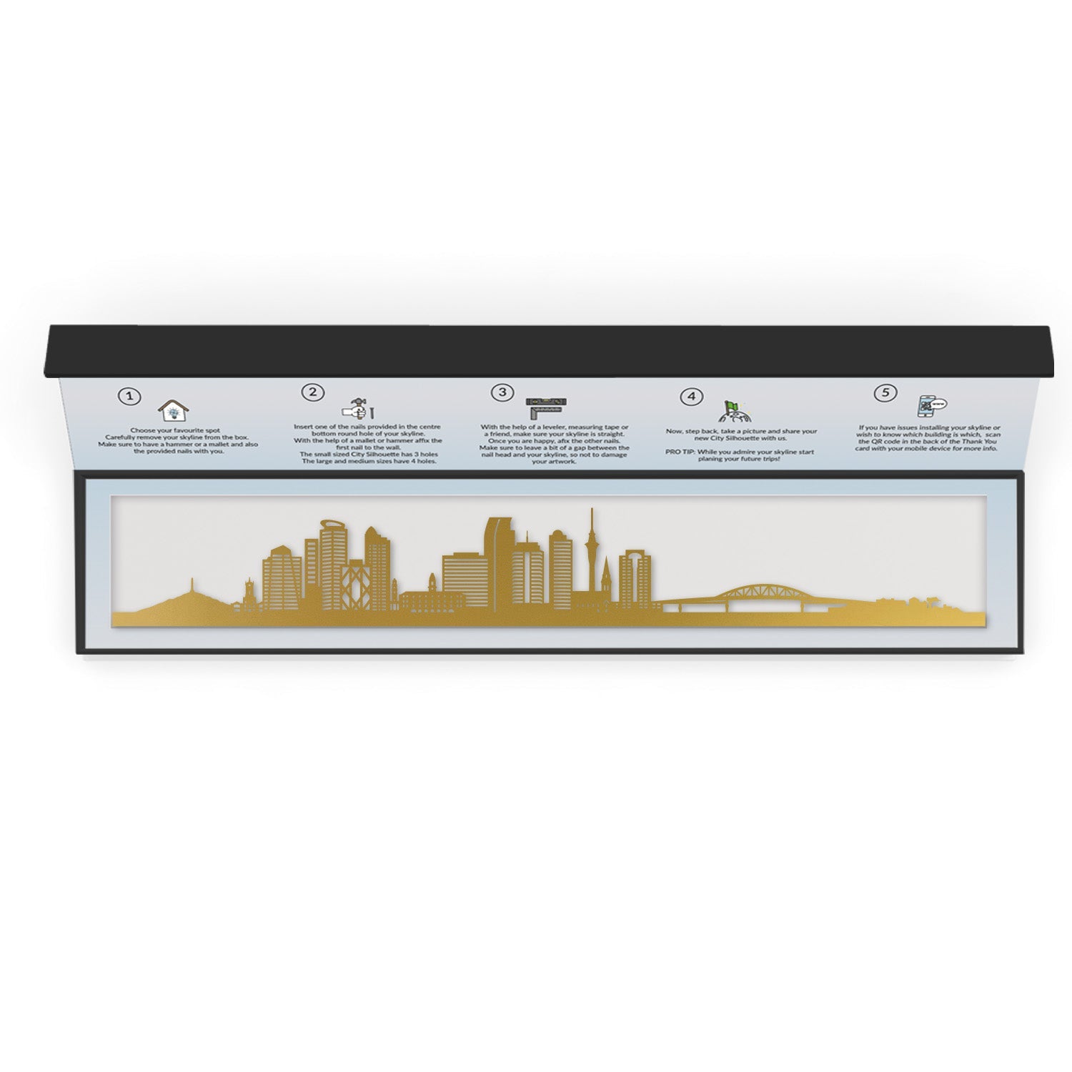Auckland - Siluet City Silhouettes SkylineSGDAUK - YSGDAUK - YSmall - 23.6 in - 60 cmGoldYes, please