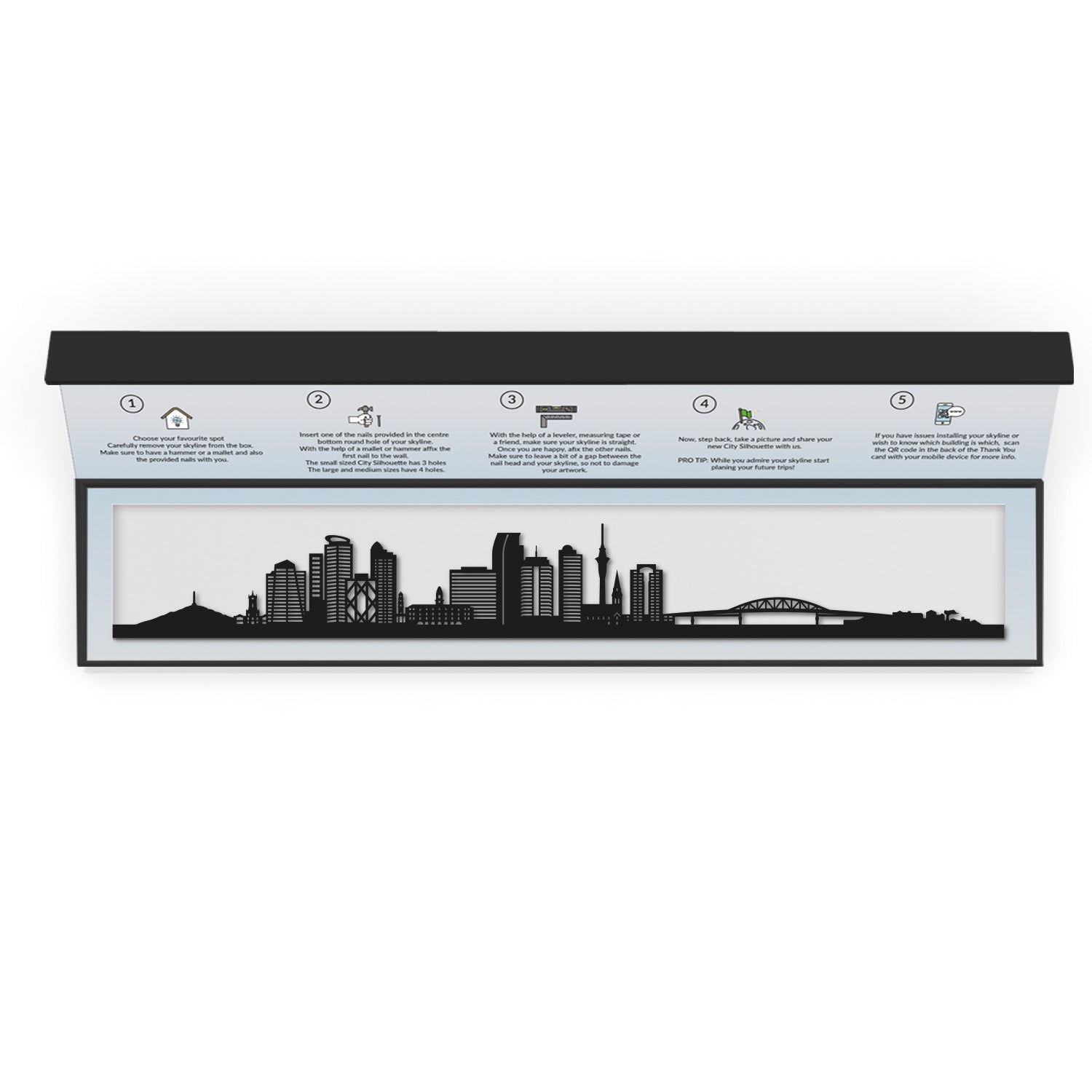 Auckland - Siluet City Silhouettes SkylineSMBAUK - YSMBAUK - YSmall - 23.6 in - 60 cmBlackYes, please