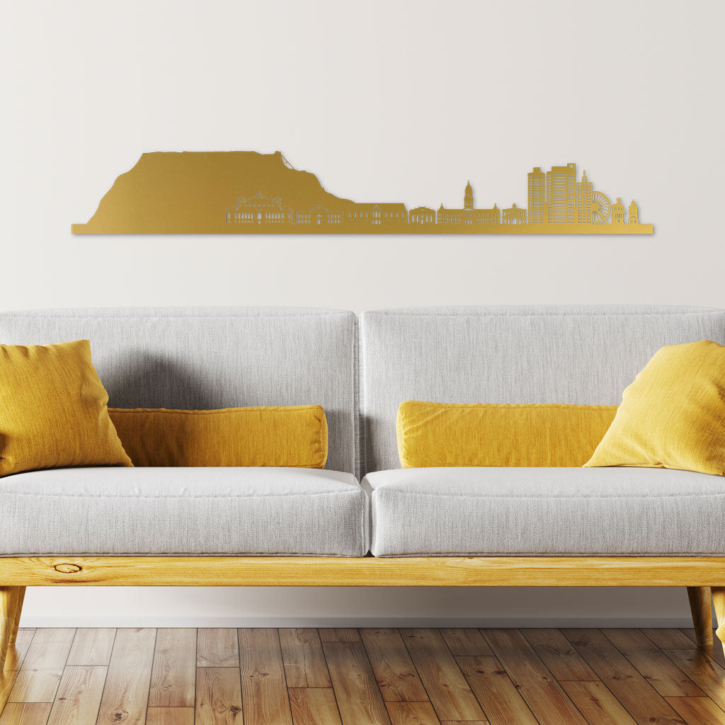  Skyline, Laser-cut in  Acrylic, on a White Background