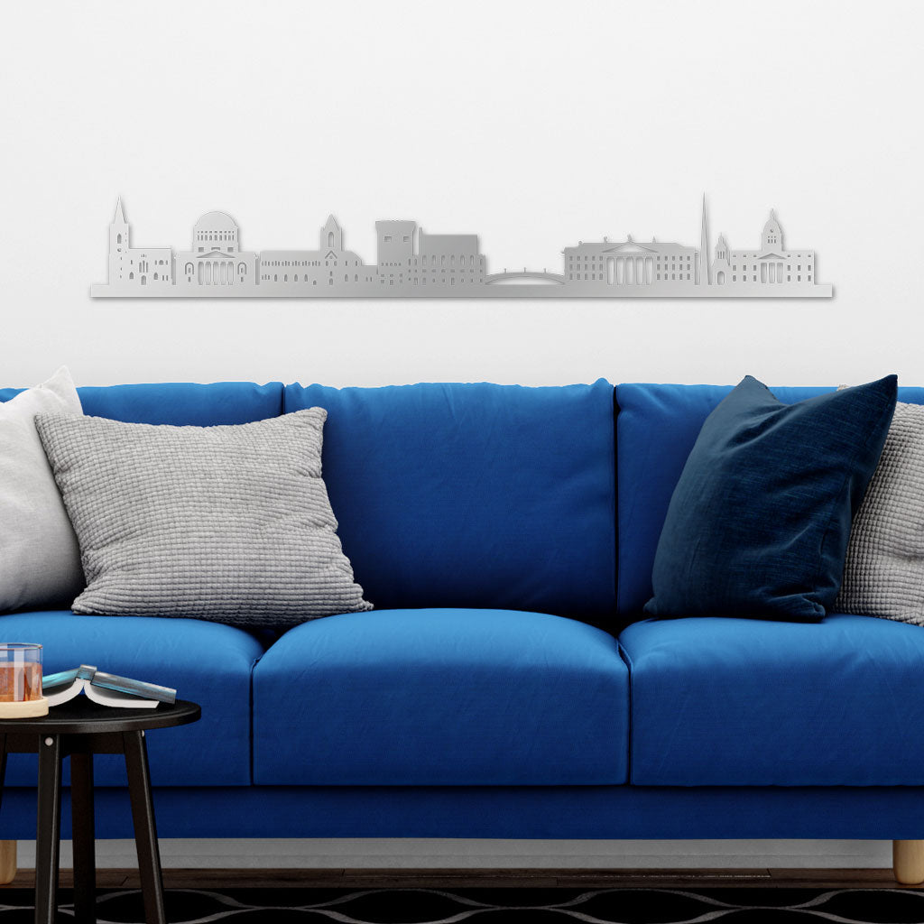  Skyline, Laser-cut in  Acrylic, on a White Background