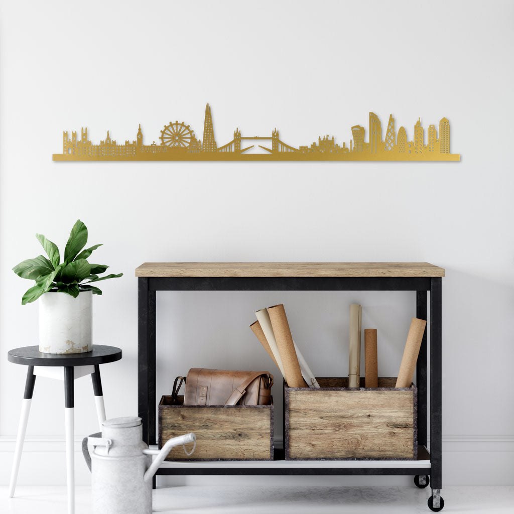  Skyline, Laser-cut in  Acrylic, on a White Background