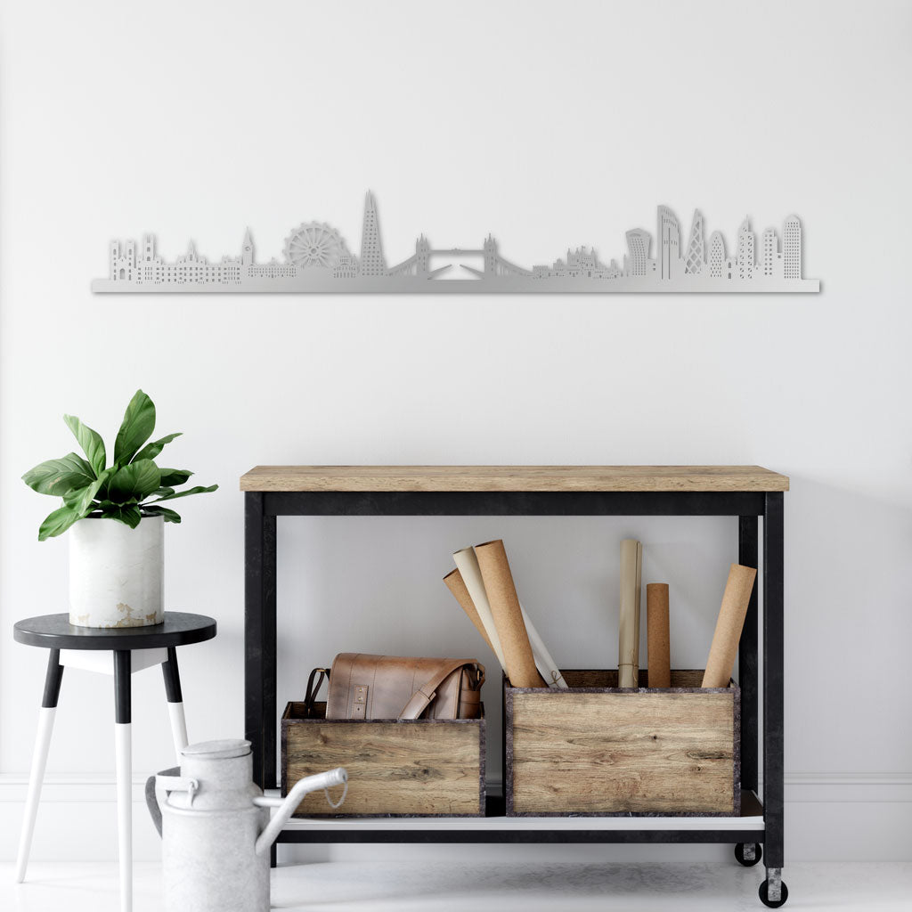  Skyline, Laser-cut in  Acrylic, on a White Background