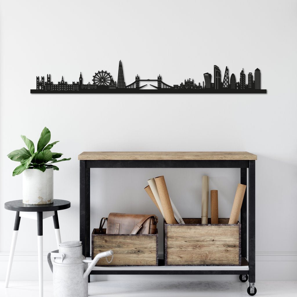 London - Siluet City Silhouettes SkylineSMBLONSMBLONSmall - 23.6 in - 60 cmBlackNo, thank you